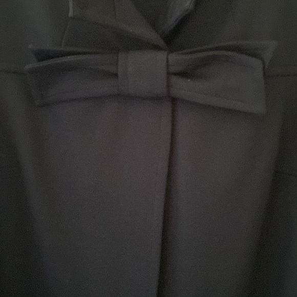 BLACK Sara Campbell Black Ponte Topper with Bow XS - Picture 3 of 11